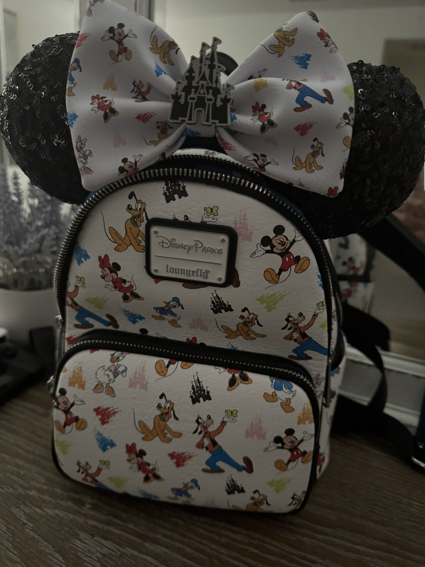 Disney back Pack & Matching Ears