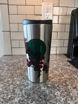 Rare 2014 Starbucks Cherries on a Branch DOT Collection Tumbler