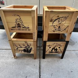 Handmade Raised Cedar Planters 