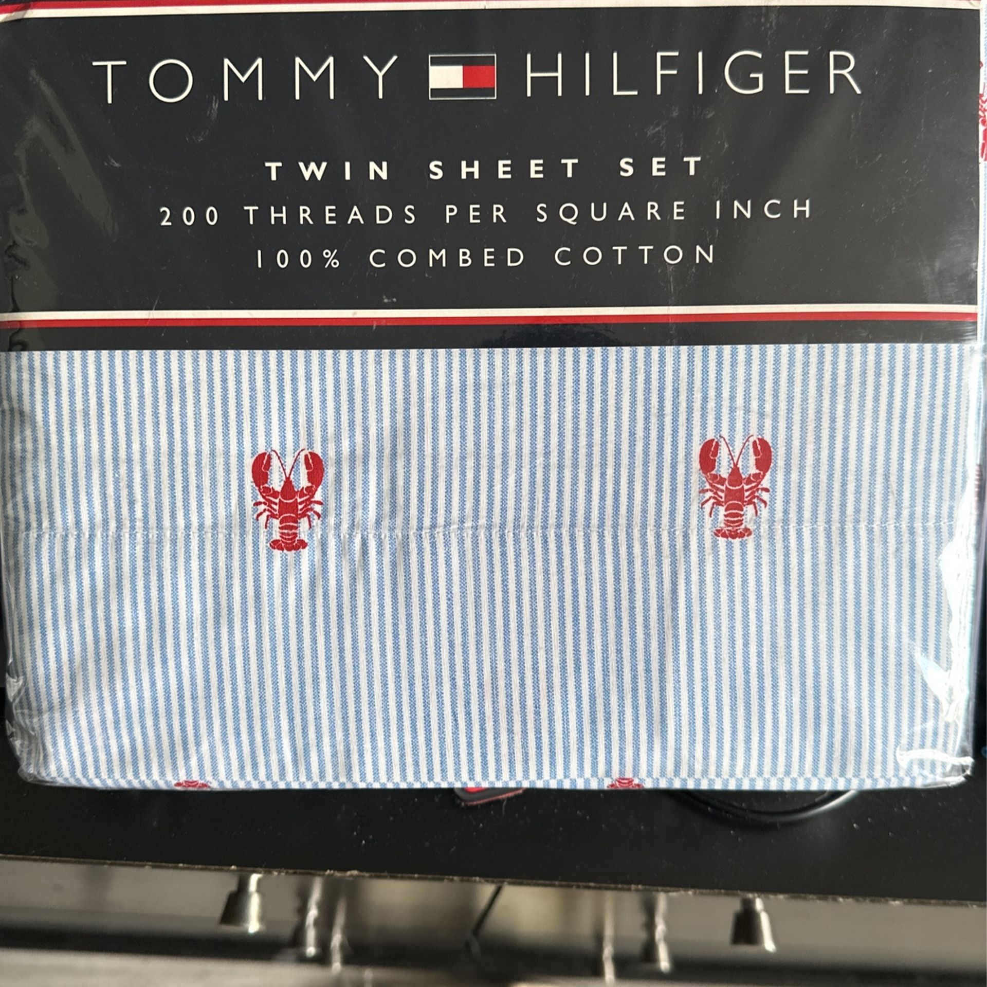 NEW, Tommy Hilfiger Twin Sheet Set