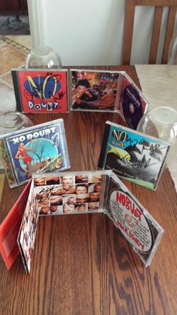 No Doubt The Band Signed 5 CD Collection, Poster & Drumhead