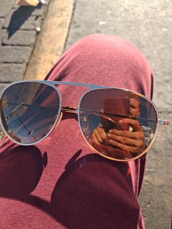 Tom Ford Aviator Sunglasses Gold Frame