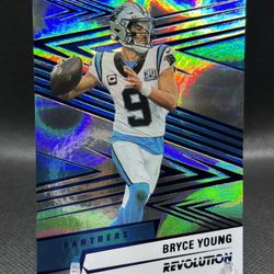 💥2025 Panini Revolution Football - Bryce Young SSP Infinite #’d/8🔥 Panthers🔥