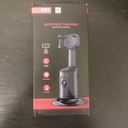 Auto Tracking Phone Holder, Auto Face Tracking Tripod, Portable All-in-one Smart Selfie Stick 360 Rotation Fast Face & Object Tracking Cameraman Robot