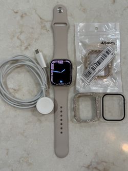 Apple Watch Series 8 45mm GPS+LTE Starlight Aluminum Good Condition