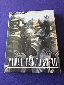 Final Fantasy XII 12 Limited Edition Strategy Guide Brady guide.