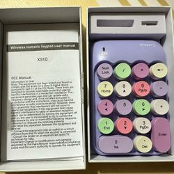 Mofii X910 wireless notebook digital keypad USB wireless keyboard Mini financial accounting keyboard
