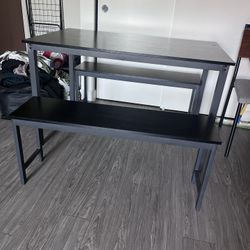 Table With Benches 
