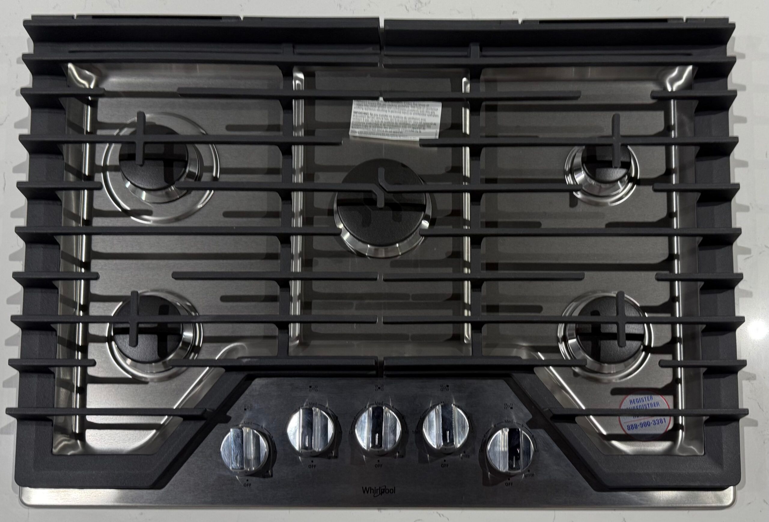 WHIRLPOOL Cooktop WCG77US0HS 01668 .