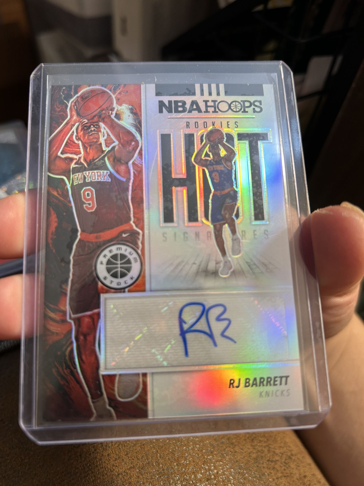 Nba Hoops Hot Rookies Signature RJ Barrett Rookie
