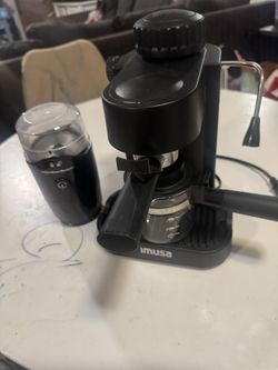 Espresso Machine and Coffee Bean Grinder