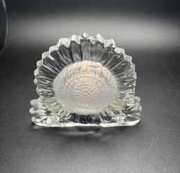 Vintage Partylite Glass Sunflower Tea Light Votive Candle Holder Cottage Core