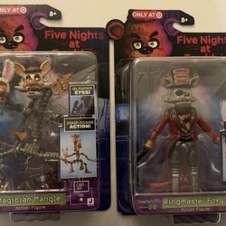 Five Nights at Freddy’s Series 2 Magician Mangle Ringmaster Foxy Figures FNAF