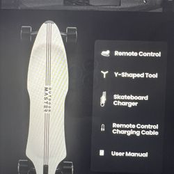 OutdoorMaster Caribou Electric Skateboard with Remote 