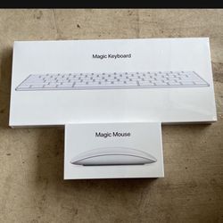 Apple Magic Key Board And Mouse