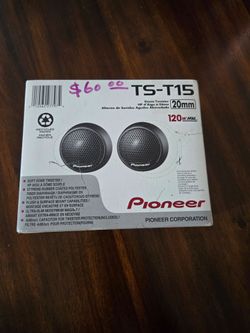 Pioneer TS-T15 20mm Dome Tweeters