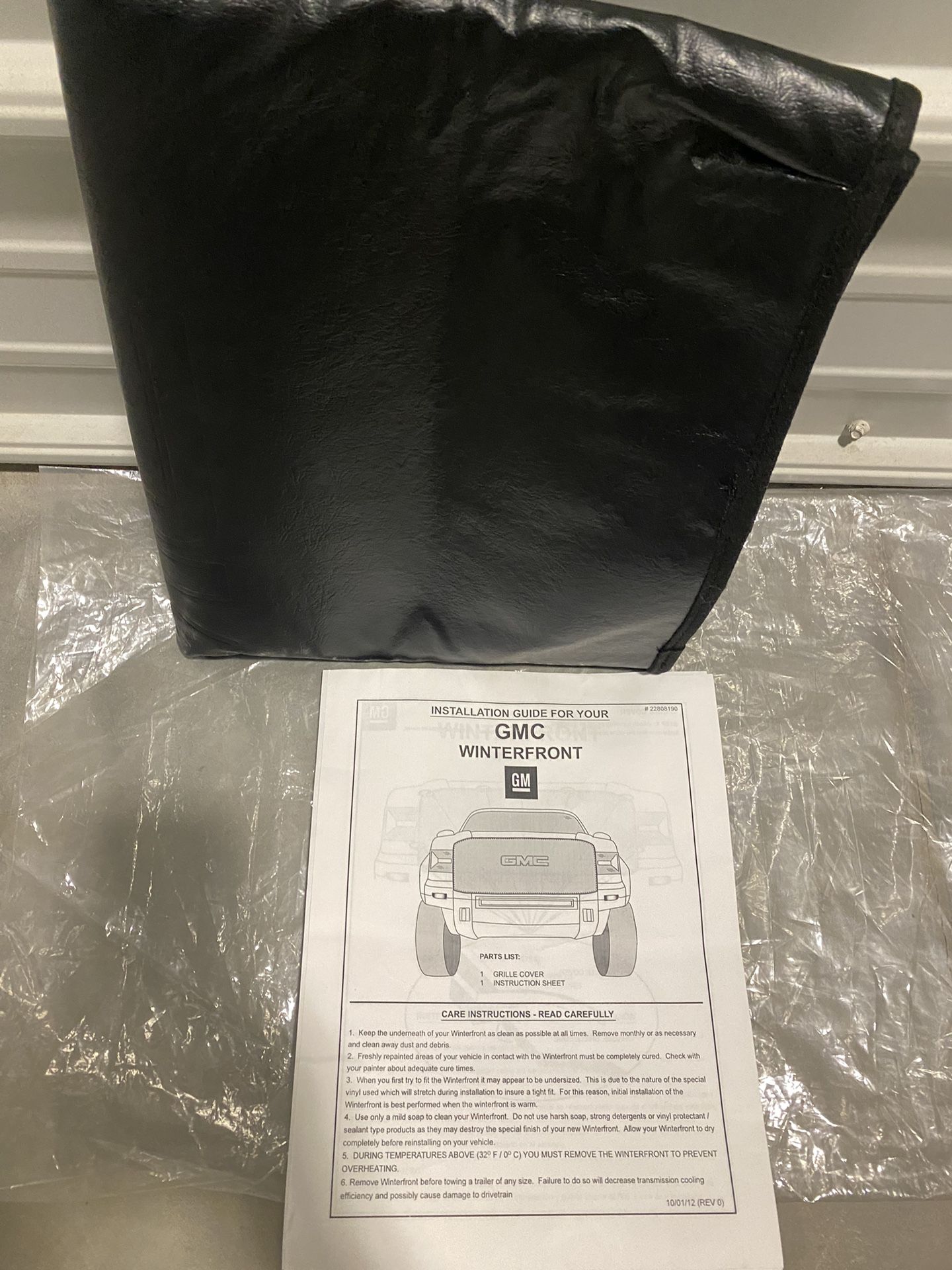 GMC Winter Front Grill Cover