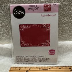 Sizzix Embossing Folder Frame Ornate W/Swirls