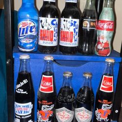 Collection Pepsi, Coke and Beer  Bottles