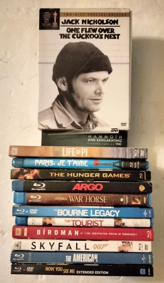 Blu Ray and DVD'S For Sale