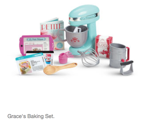 American Girl doll Grace's Baking Set brand new not opened box