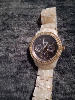 Fossil Women's Crystal Bezel Watch