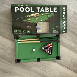 Table Top Pool Game