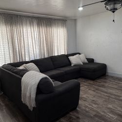 Charcoal Grey  Sectional $600 