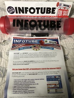 Flyer/ brochure holder Info Tube