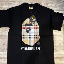 burberry tee shirt bape 