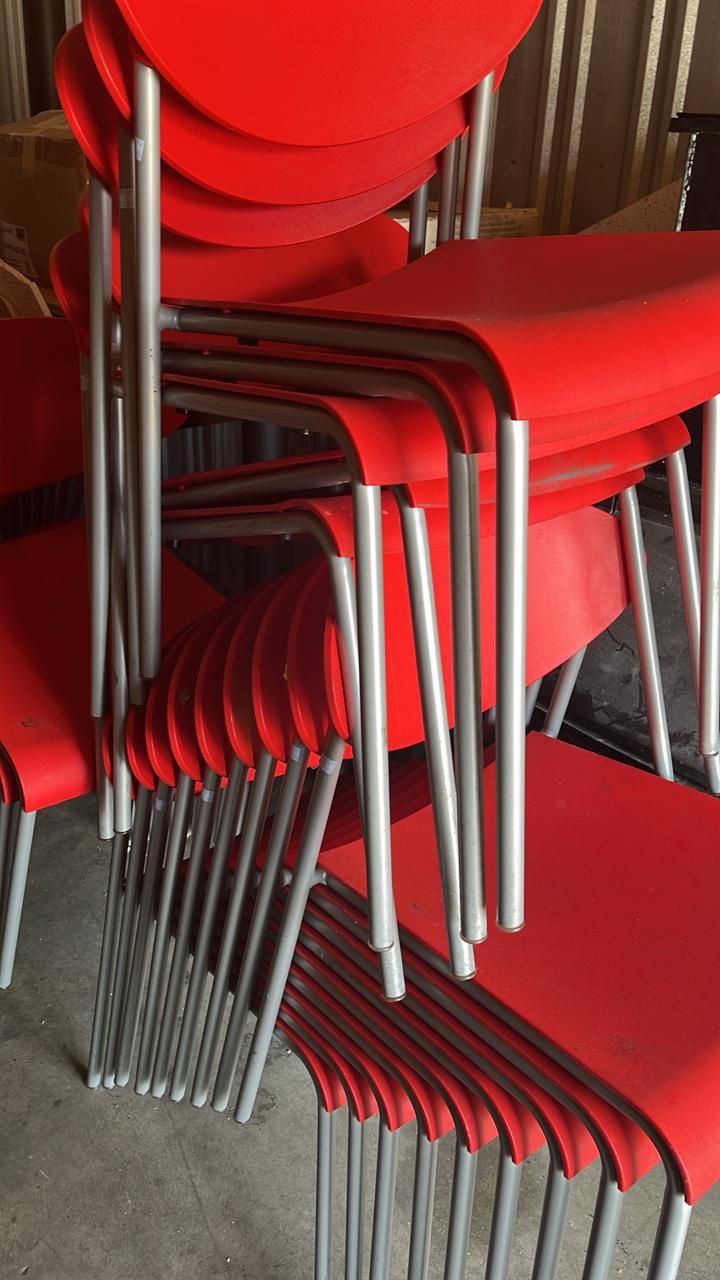 Outdoor Chairs (Red)
