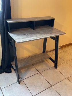 Computer Desk with Hutch and Bottom Shelf