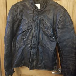 Heine Gerike Vintage Leather Motorcycle Jacket (Preowned)