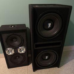 Car Speaker Chuchero and amplifier