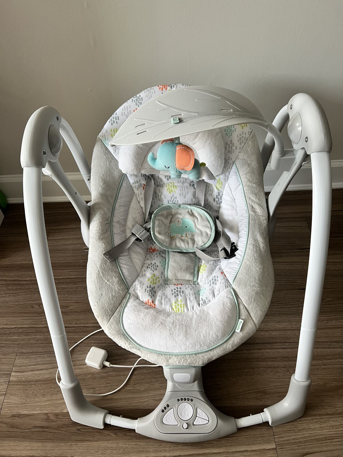 Ingenuity ConvertMe 2-in-1 Compact Portable Baby Swing