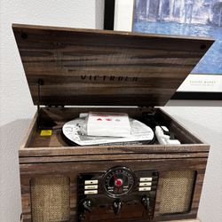 Victrola Wooden 6 In 1 Turntable