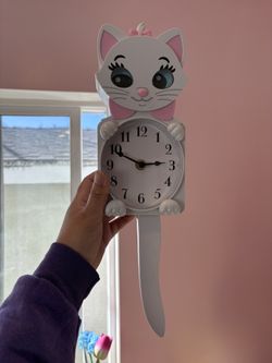 marie aristocats clock