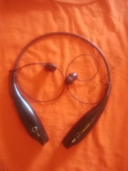 LG  HBS - 730 NECKBAND WIRELESS BLUETOOTH HEADSET-BLACK