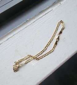 Gold Bracelets 14kt Real Diamond 💎 Cuts. Nice Gift