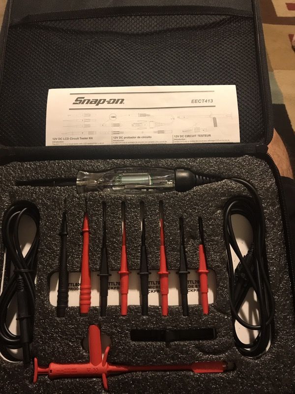 Snap on EECT413 12 V Digital Display Circuit Tester