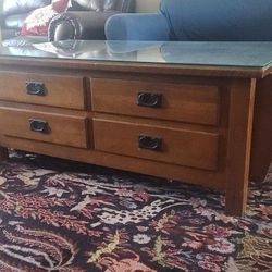 Mission Style Coffee Table Solid Oak