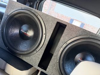 15in American Bass Subwoofers in Custom Box