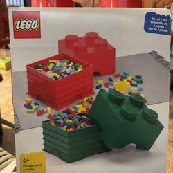 Lego Stackable Storage Bricks