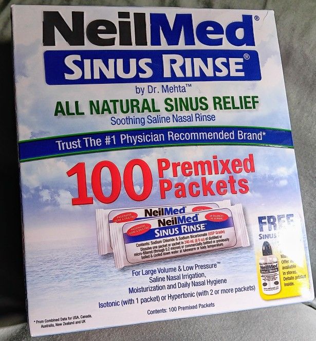 NeilMed IS THE #1 Recommended By Physicans! AND, IT's A "BOGO" OFFER!