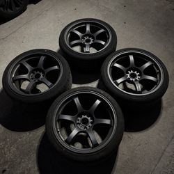 Rays Gram Lights 57DR Wheels - Gun Blue 2