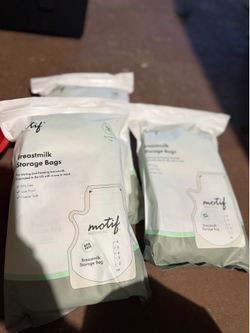 Breastmilk storage bags