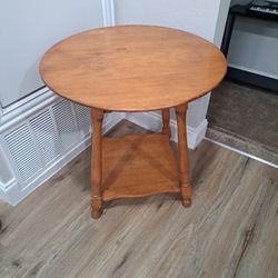 2 Wood End Tables