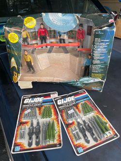 Vintage Star Trek and GI Joe toys