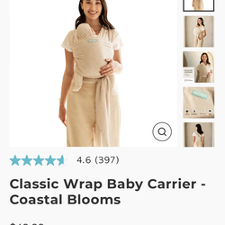 Moby coastal baby wrap/ baby carrier