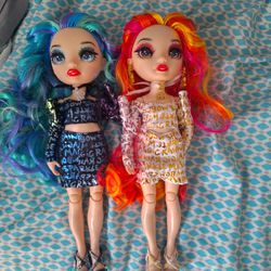 Rainbow Bow High Doll Twins